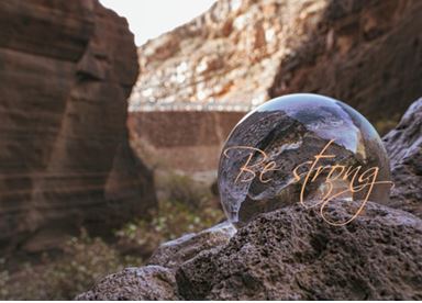 Printable- Be Strong [Post Card/ PDF]