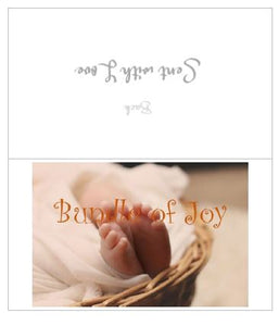 Printable-Bundle of Joy 2 [Post Card Size /PDF]