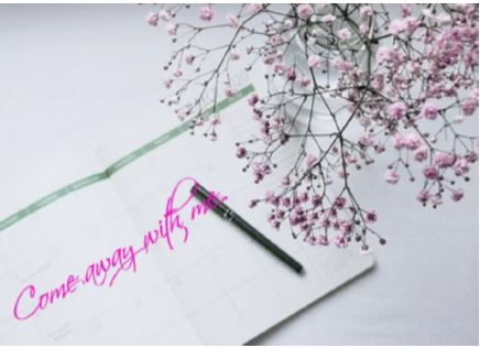 Printable- Come Away With Me Pink  [PDF]