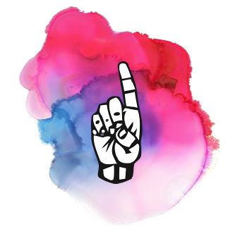 Printable- Sign Language Alphabet D [PDF]
