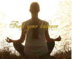 Printable-Find Your Balance Tan [Post Card/ PDF]