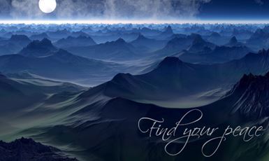 Printable-Find Your Peace Mountain [Post Card/ PDF]