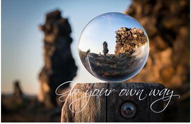 Printable-Go At Your Own Pace Light Blue [Post Card/ PDF]