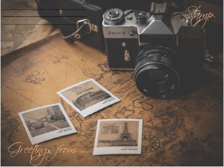 Printable- Greetings From Camera [PDF]