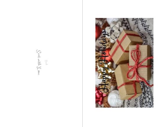 Printable-Happy Holidays  [Greeting Card/ PDF]