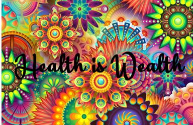 Printable-Health Is Wealth [Post Card/ PDF]