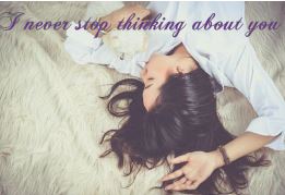 Printable-I Never Stop Thinking About You [Note Card/ PDF]