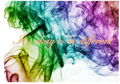 Printable-Its Okay To Be Different Pink [Post Card/ PDF]