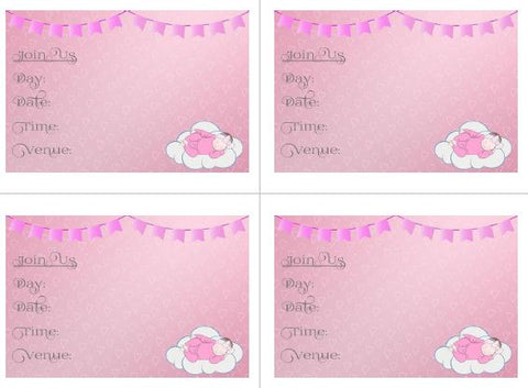 Printable-Kids Invitations Join Us Pink [PDF]