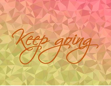 Printable-Keep Going [Post Card/ PDF]