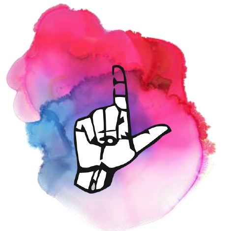 Printable- Sign Language Alphabet L [PDF]
