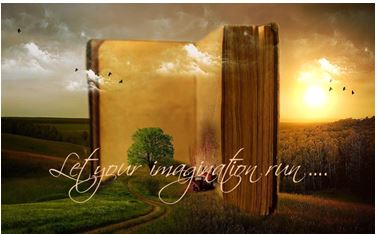 Printable-Let Your Imagination Run Book [Post Card/ PDF]