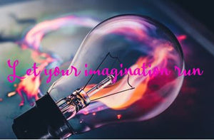 Printable-Let Your Imagination Run Pink [Post Card/ PDF]