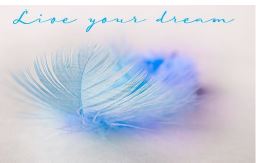 Printable- Live Your Dreams 1 [Post Card/ PDF]