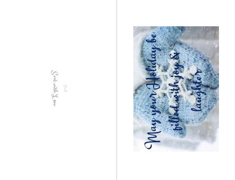Printable-May Your Holiday Be Filled With Joy And Laughter 2 [Greeting Card/ PDF]
