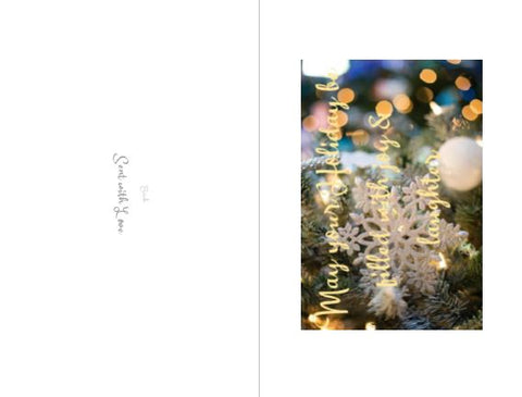 Printable-May Your Holiday Be Filled With Joy And Laughter [Greeting Card/ PDF]