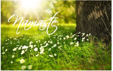 Printable-Namaste Green [Post Card/ PDF]