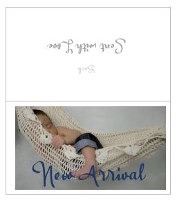Printable-Baby New Arrival Boy [Small Tent Cards/PDF]