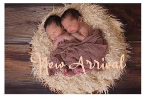 Printable-New Arrival Boy Twins [Post Card Size /PDF]