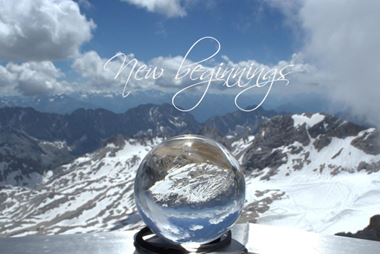 Printable-New Beginnings Mountains [Post Card/ PDF]