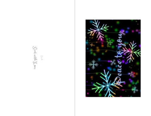 Printable-Peace To You [Greeting Card/ PDF]