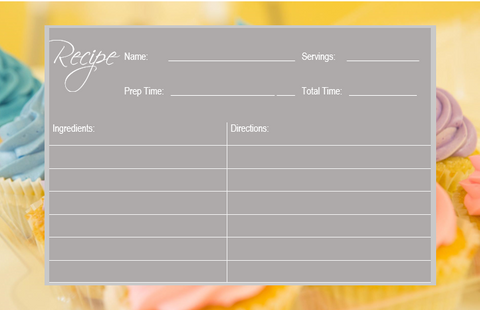 Printable-Menu Cards Recipe 10 [PDF]