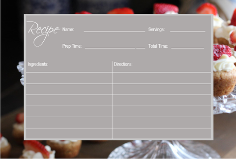 Printable-Menu Cards Recipe 11 [PDF]