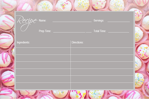 Printable-Menu Cards Recipe 5 [PDF]