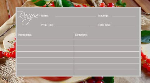 Printable-Menu Cards Recipe 8 [PDF]