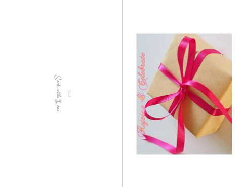 Printable-Rejoice Celebrate [Greeting Card/ PDF]