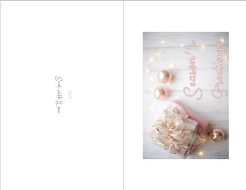 Printable-Seasons Greetings  17 [Greeting Card/ PDF]