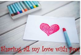 Printable-Sharing All My Love With You [Note Card/ PDF]