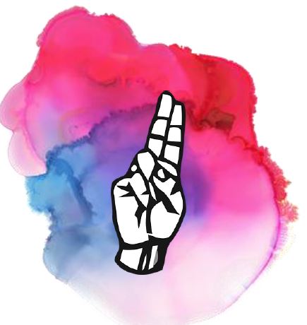 Printable- Sign Language Alphabet U [PDF]