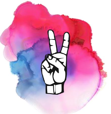 Printable- Sign Language Alphabet V [PDF]