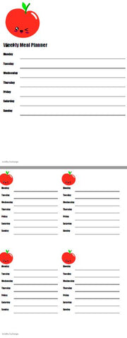 Printable [PDF]-Meal Planner 18